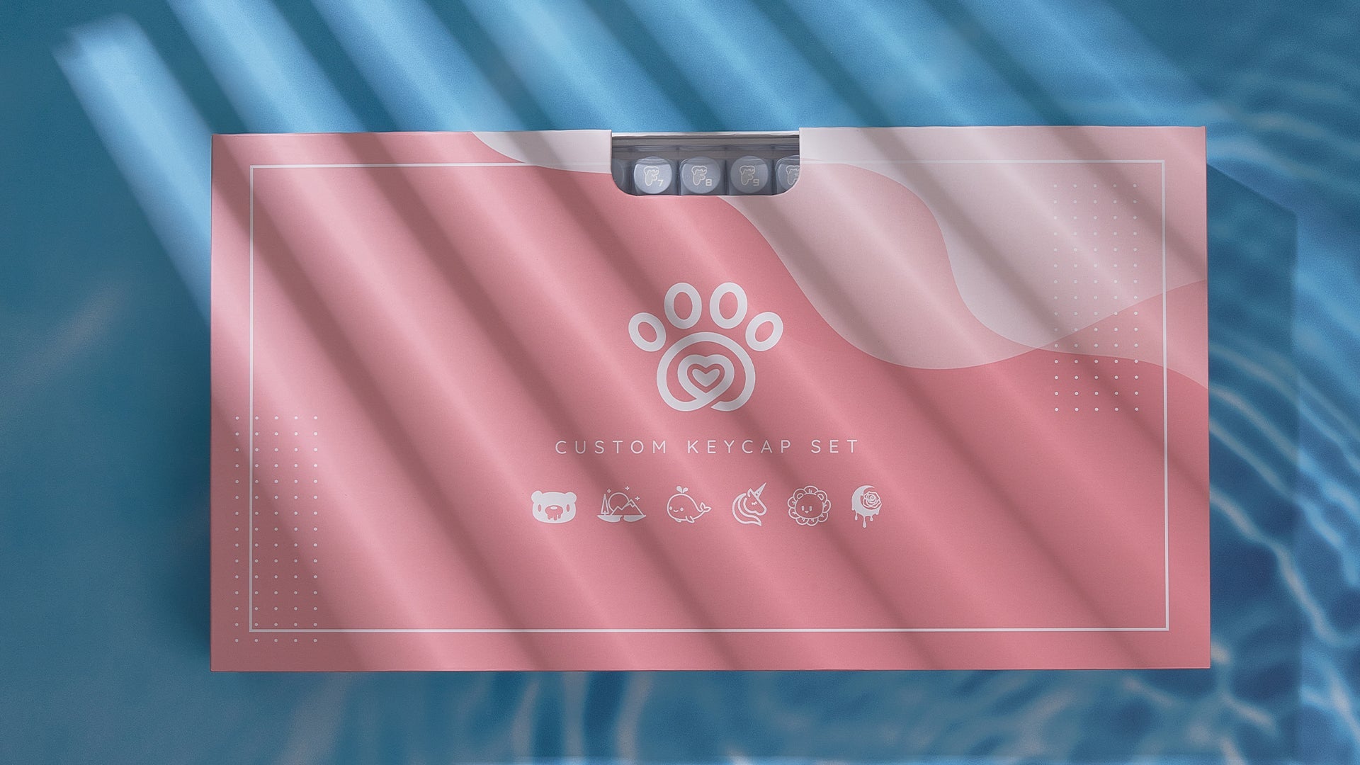 Ocean Party Keycaps-DDA