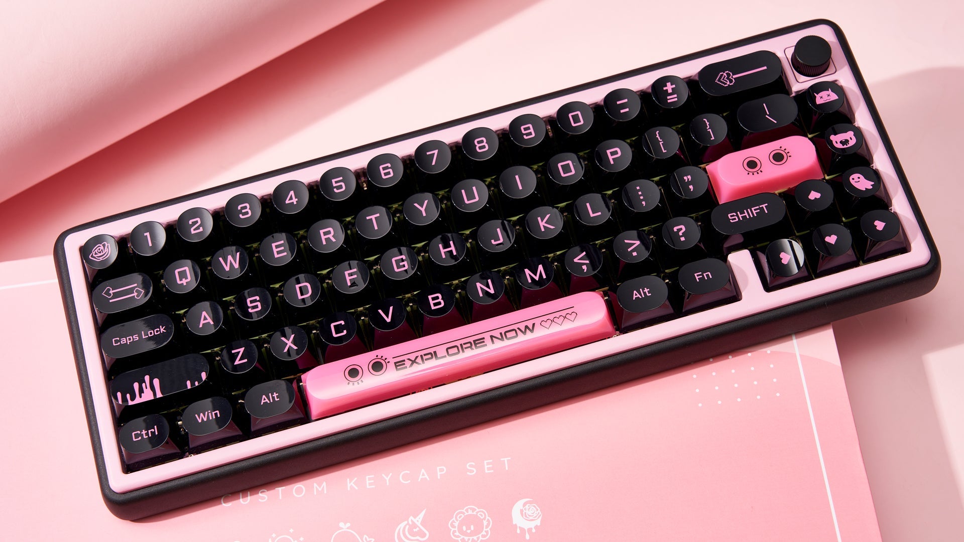 Dark Blush Keycaps-DDA