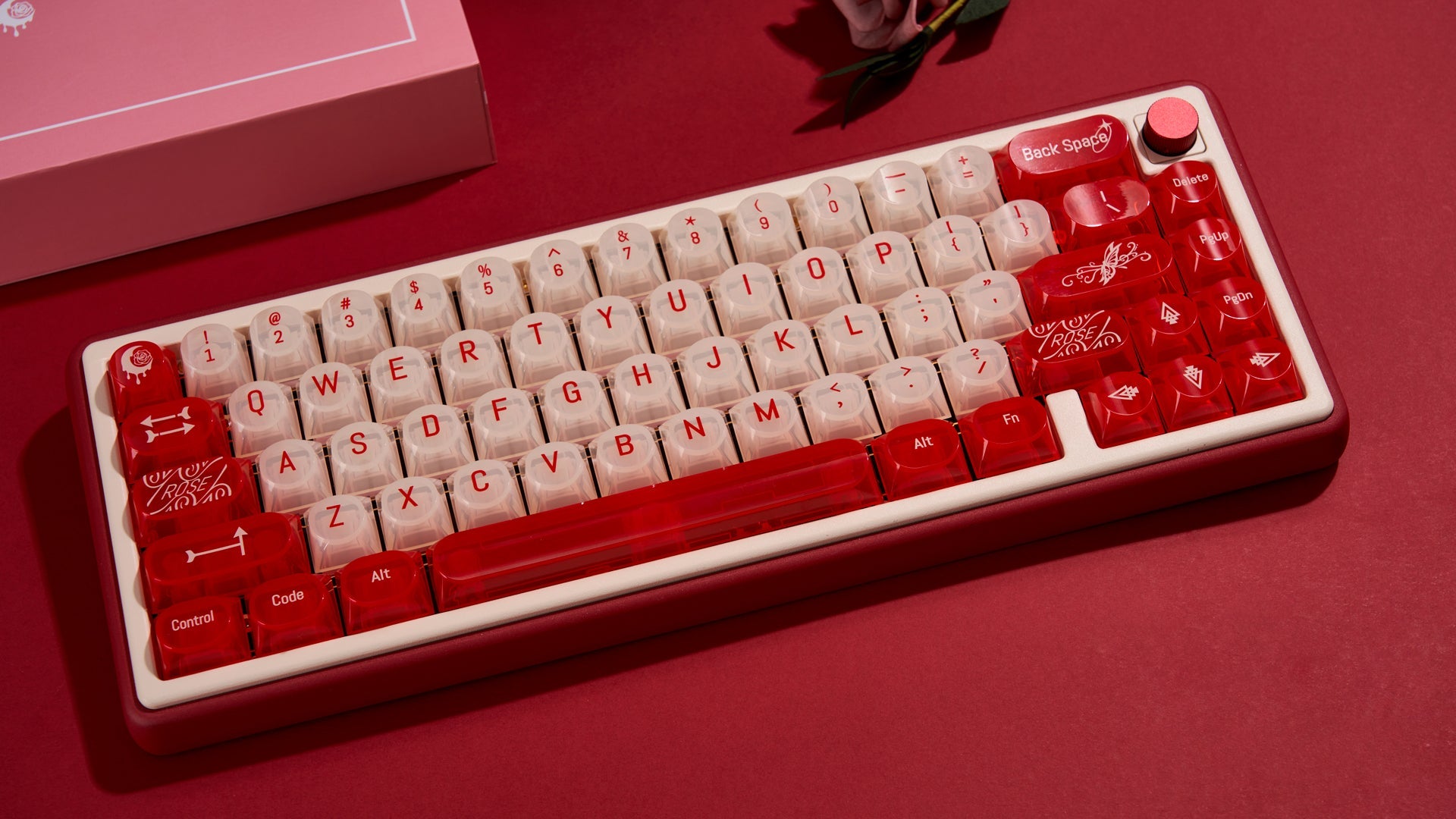 Wild Rose Keycaps-DDA