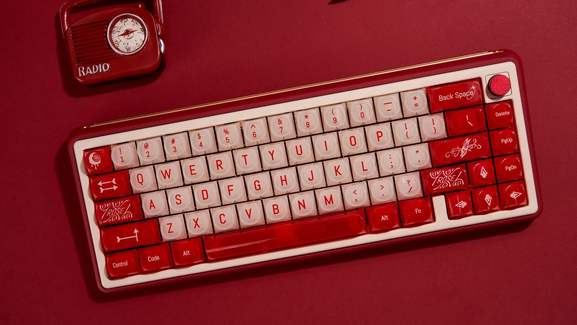 Wild Rose Keycaps-DDA