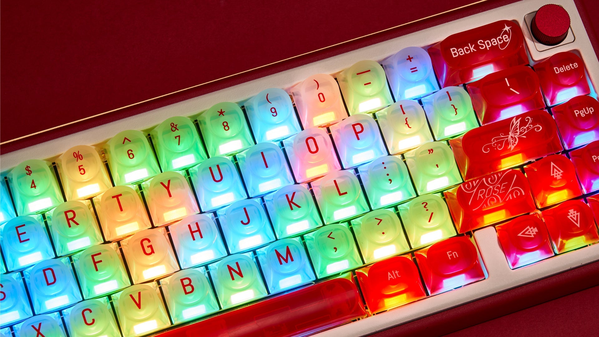 Wild Rose Keycaps-DDA