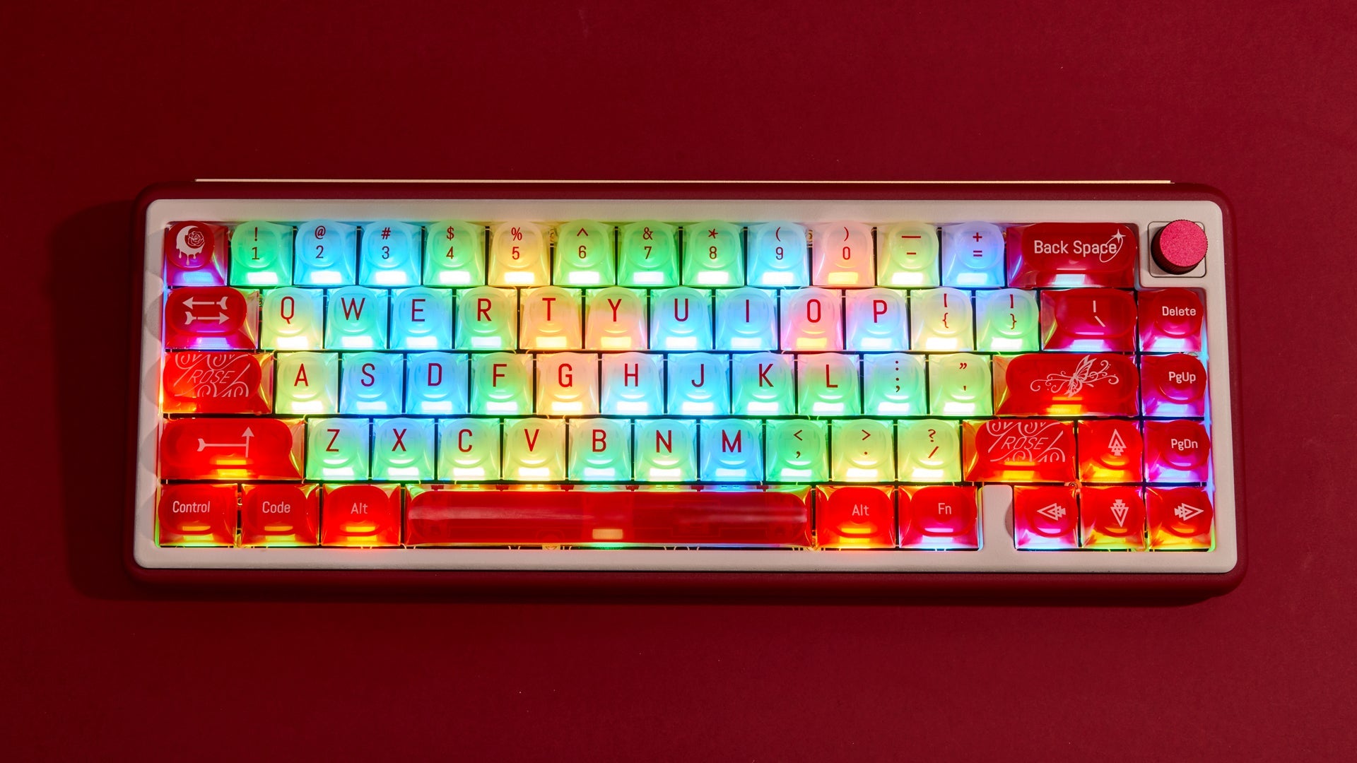 Wild Rose Keycaps-DDA
