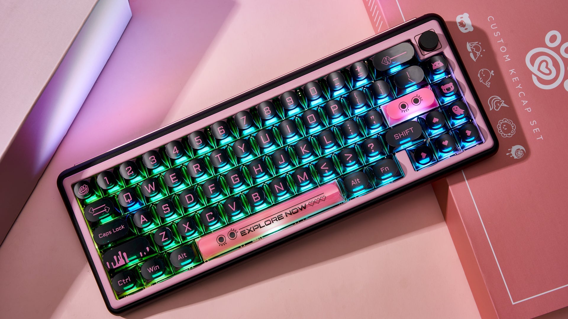 Dark Blush Keycaps-DDA