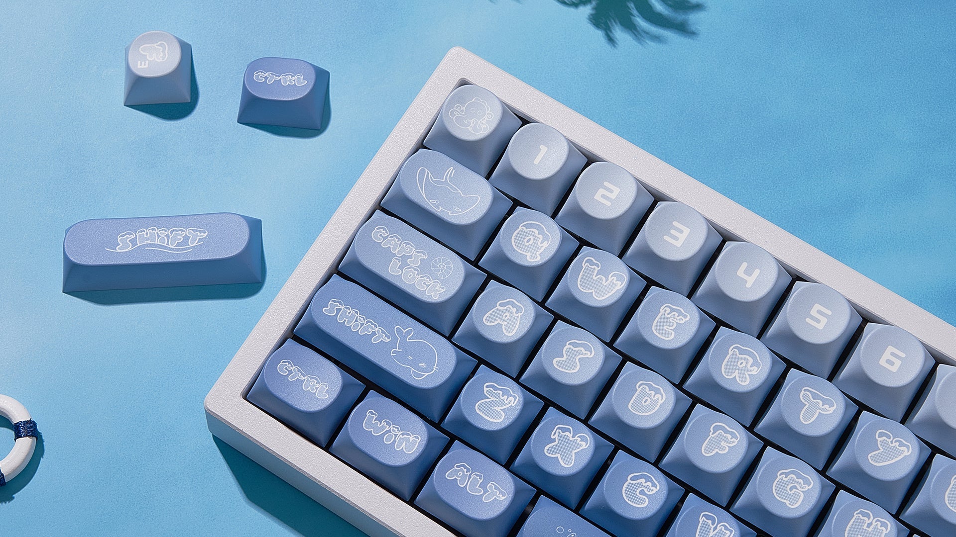 Ocean Party Keycaps-DDA
