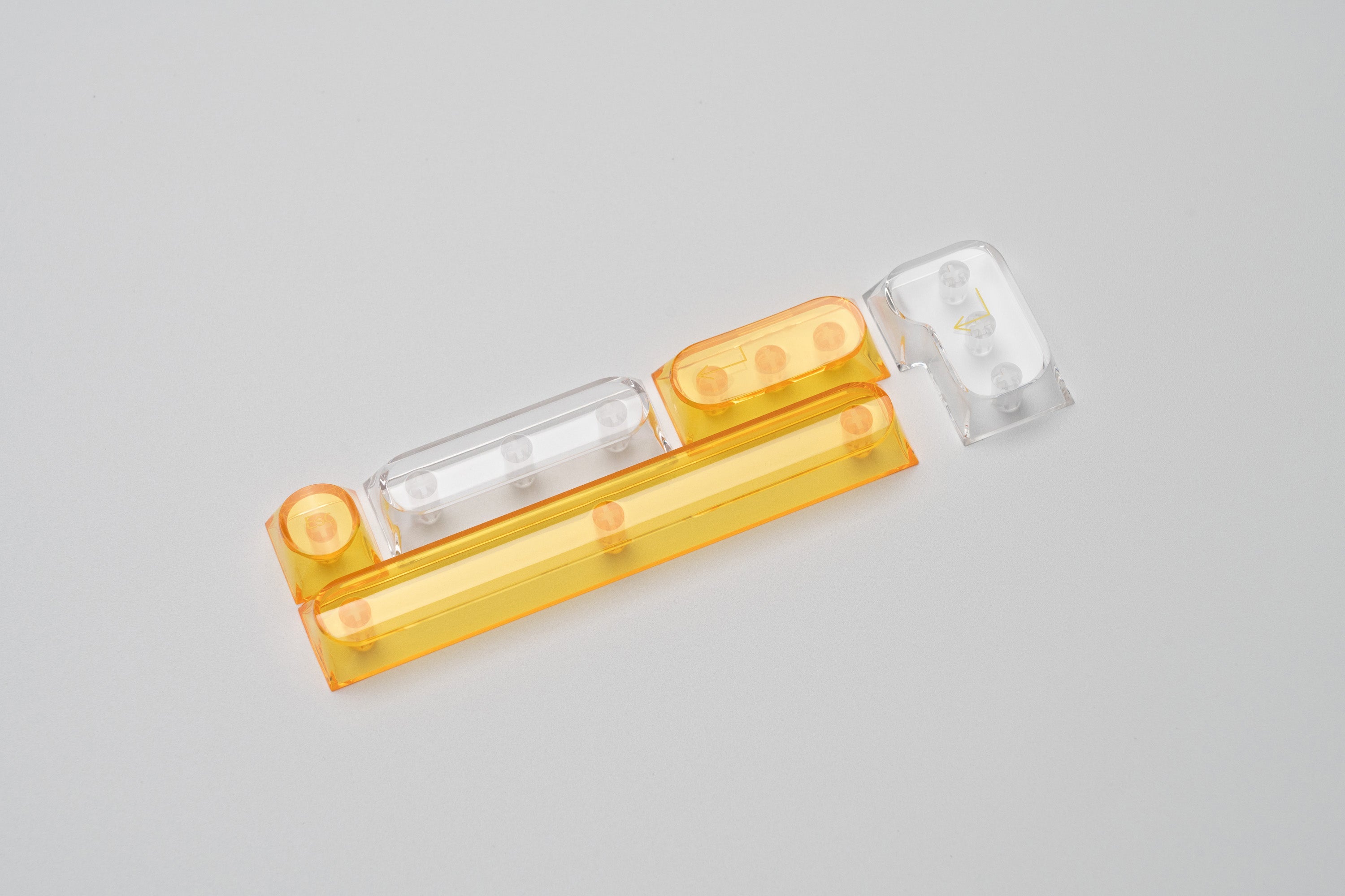Glazed Yellow Keycaps-DDA