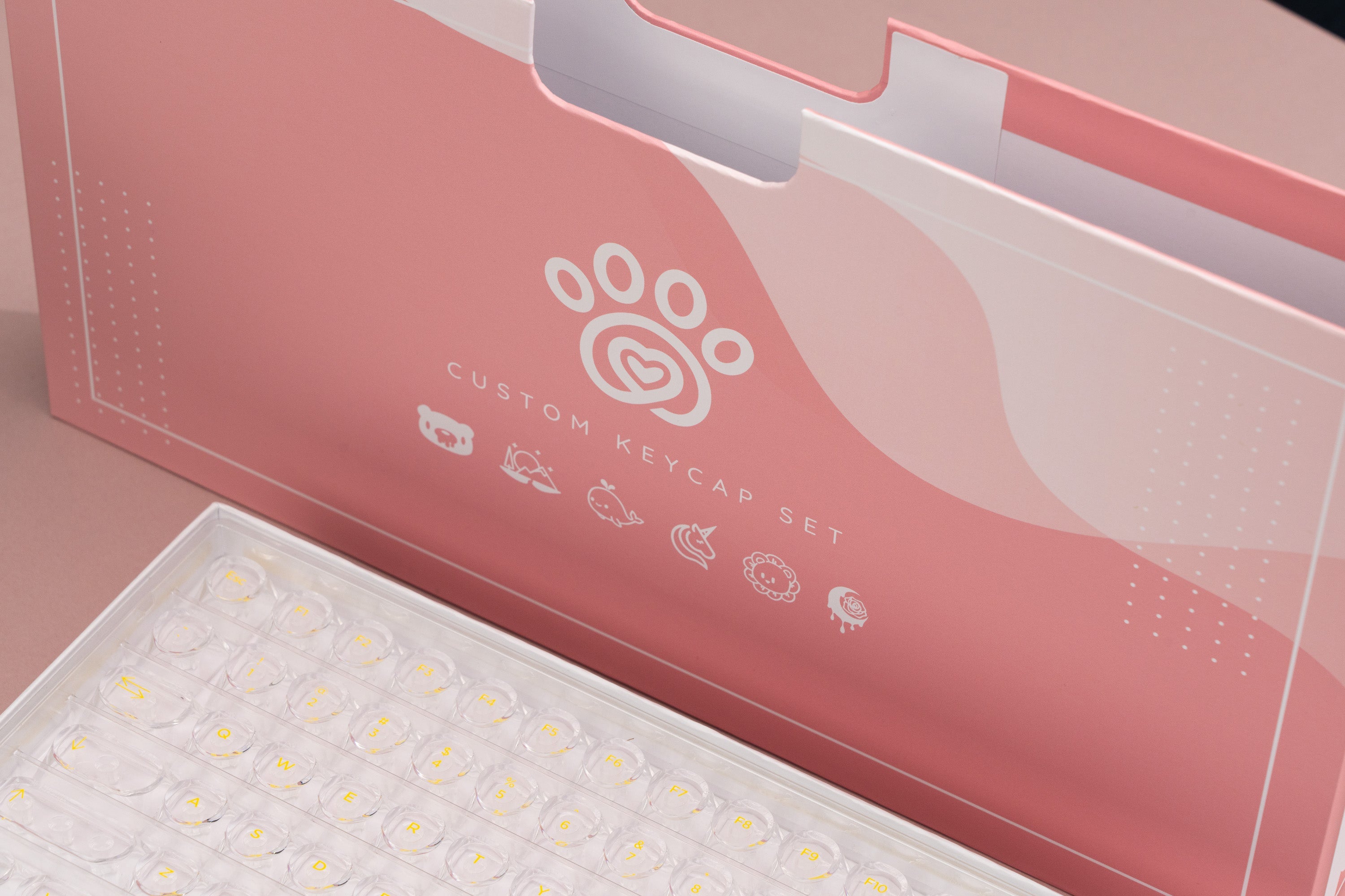 Glazed Yellow Keycaps-DDA