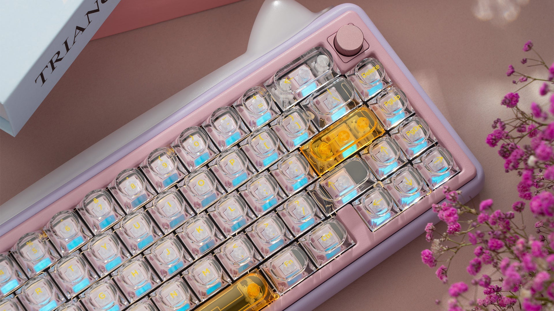 Glazed Yellow Keycaps-DDA