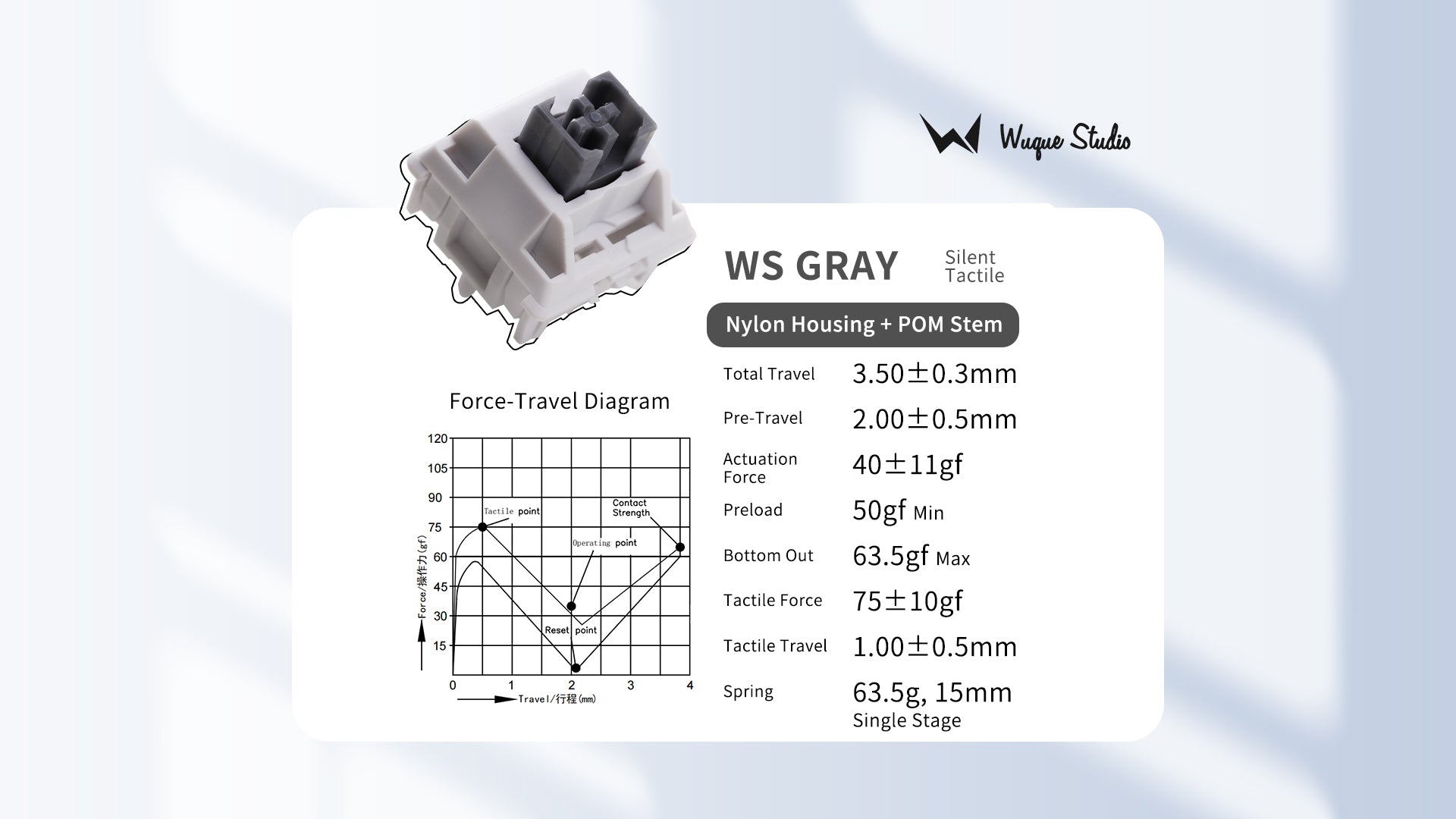 WS Silent Tactile Switch