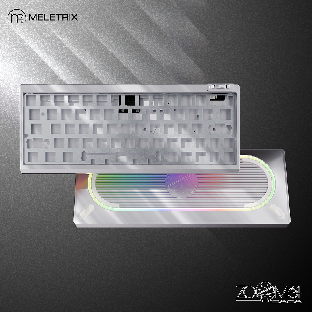 Zoom64 Case Kit (Liquid Silver) + Flux60 HE Bundle