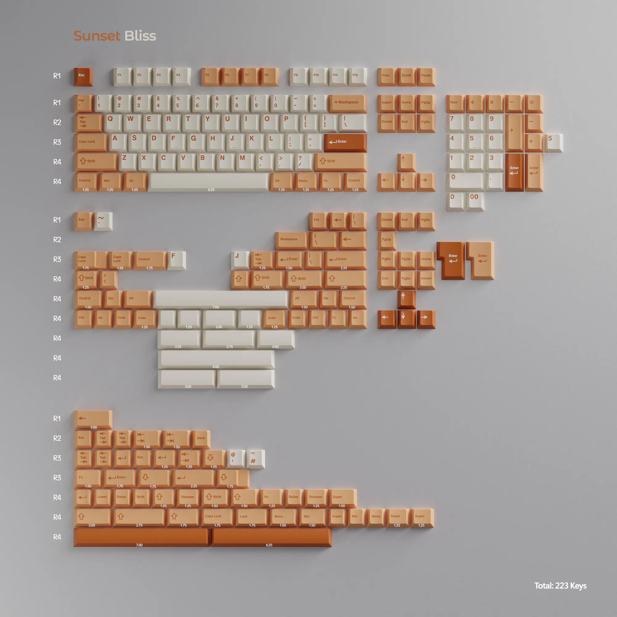 WS PBT Keycaps