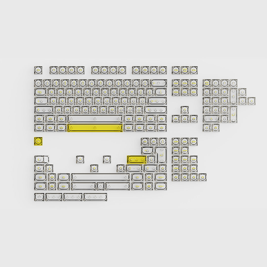 Glazed Yellow Keycaps-DDA