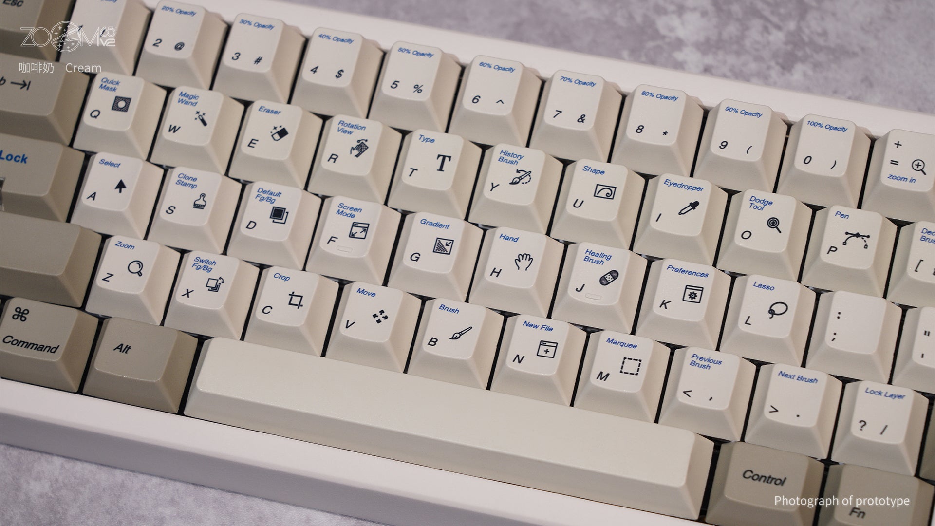 Zoom65 에센셜 에디션 V2 - 아이보리 크림