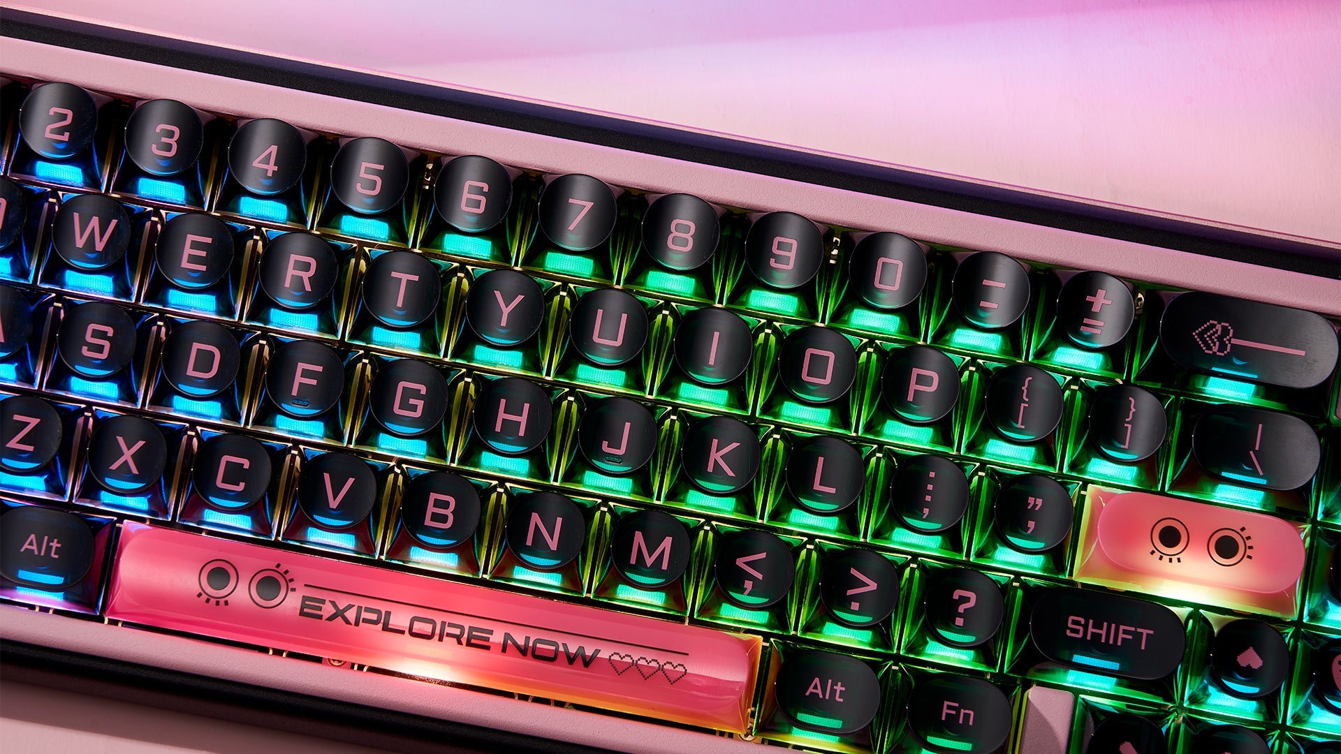 Dark Blush Keycaps-DDA