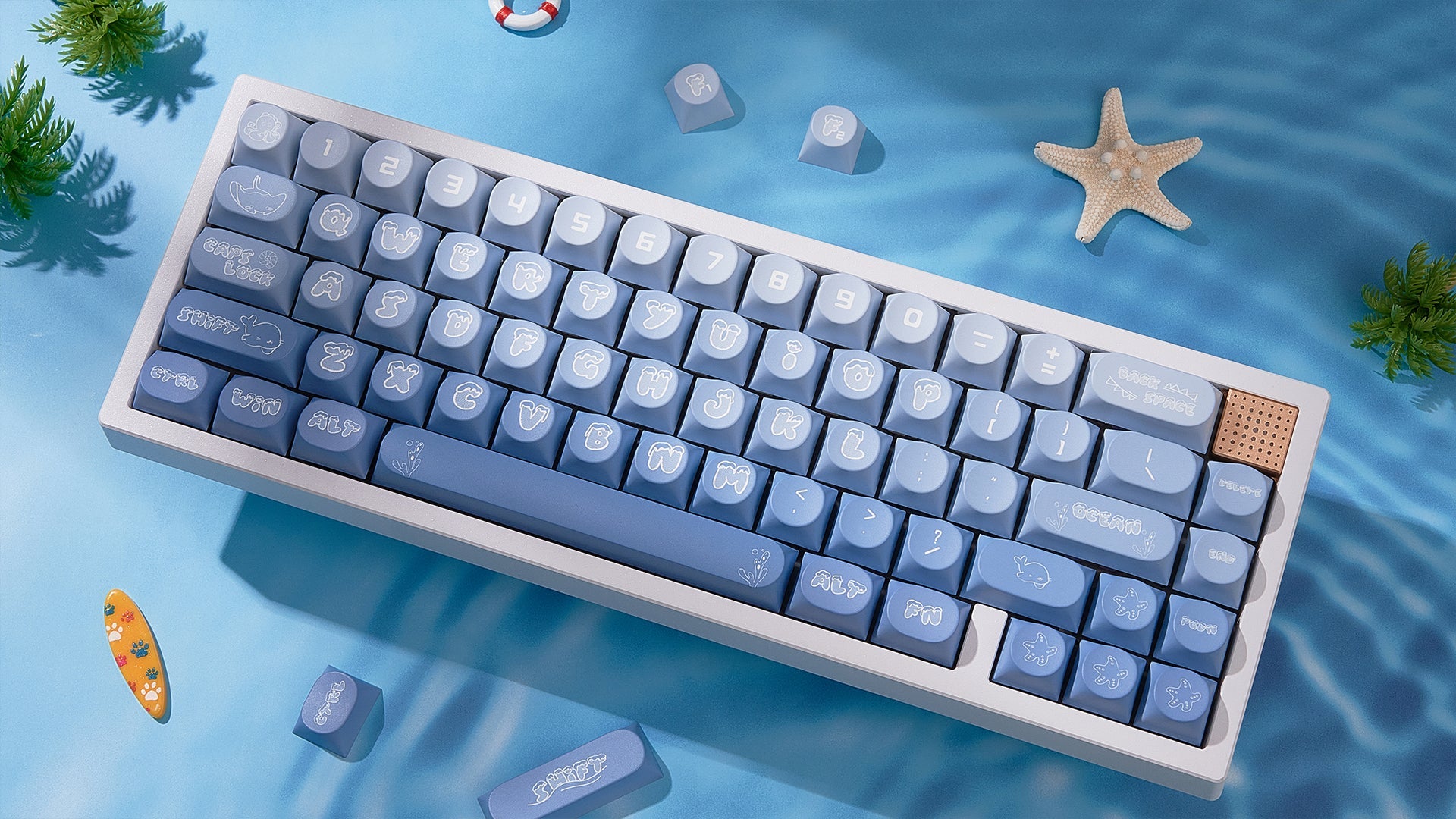 Ocean Party Keycaps-DDA