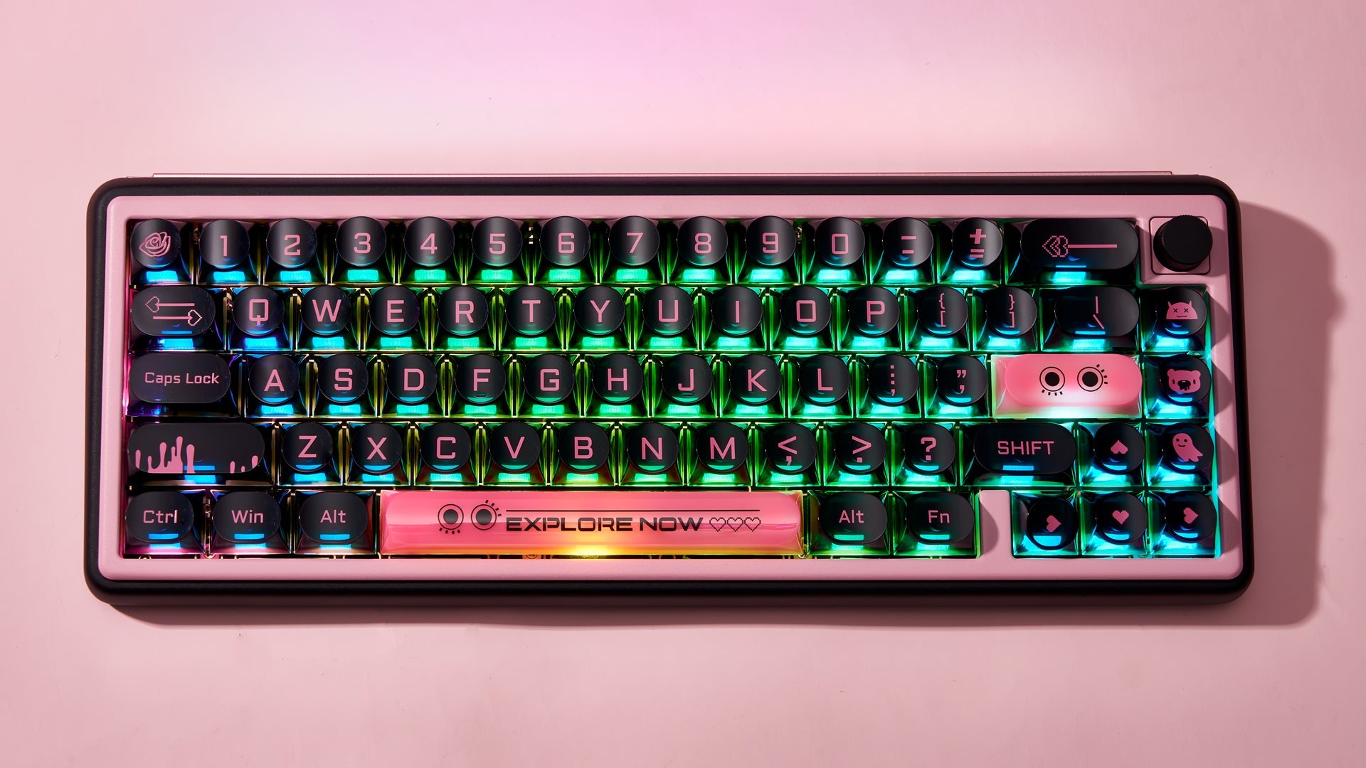 Dark Blush Keycaps-DDA