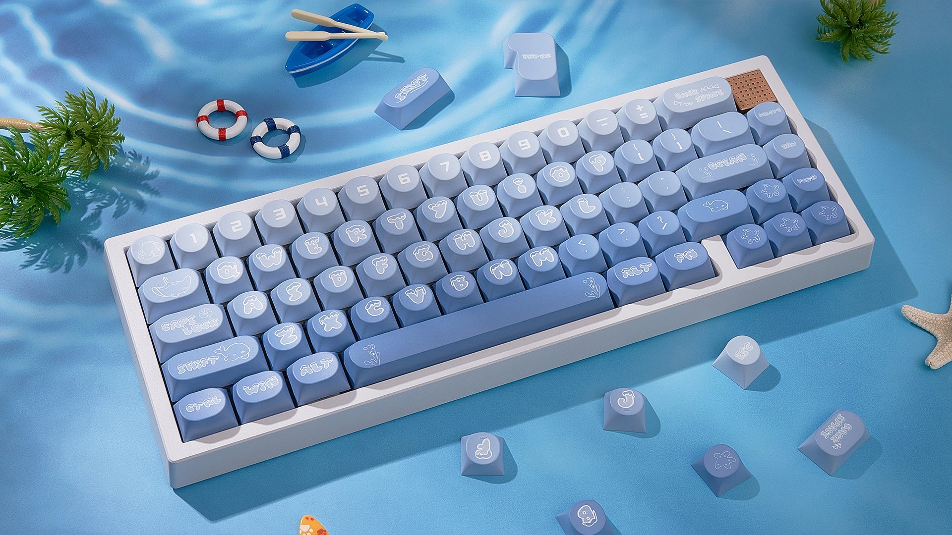 Ocean Party Keycaps-DDA