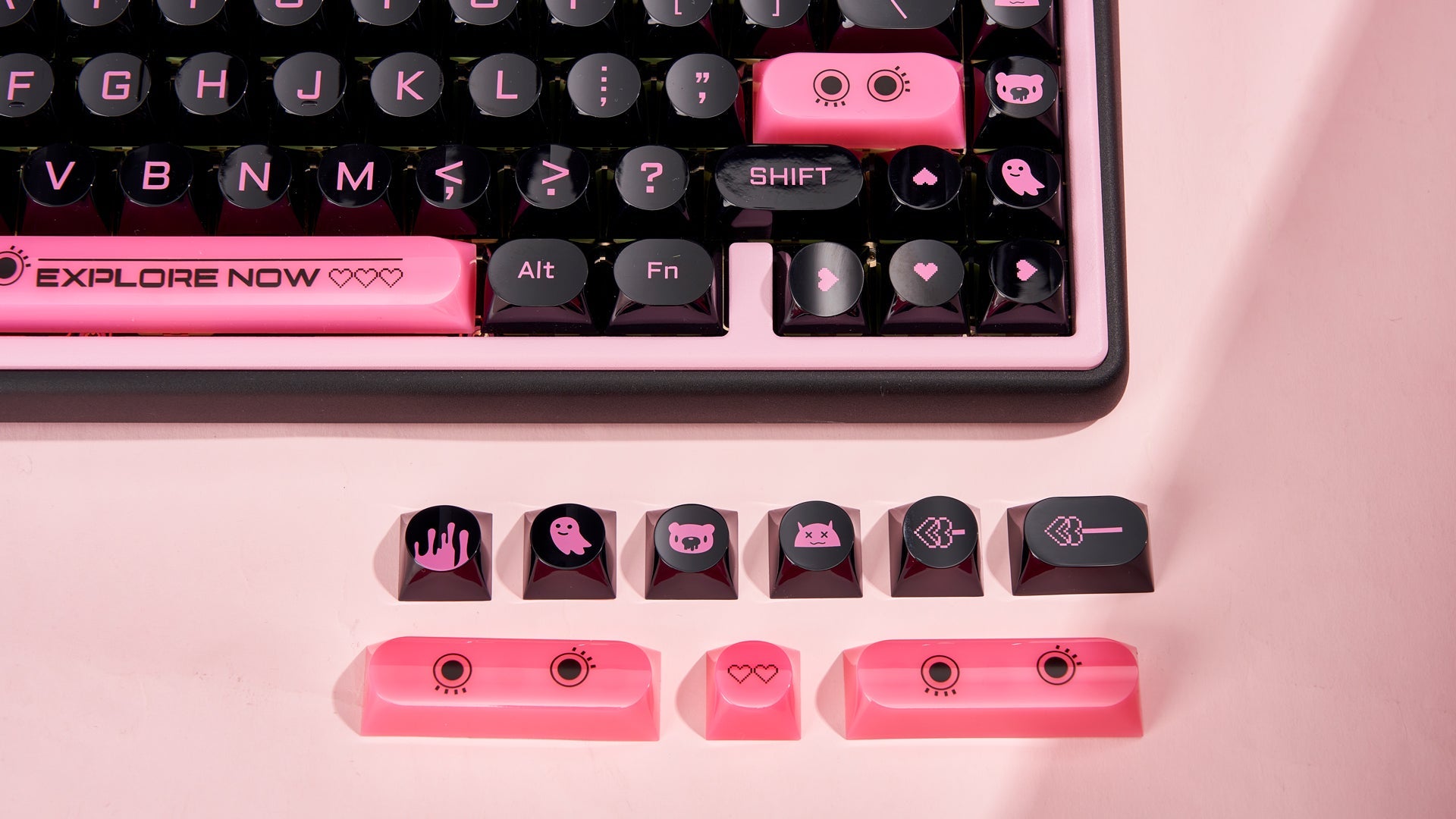 Dark Blush Keycaps-DDA