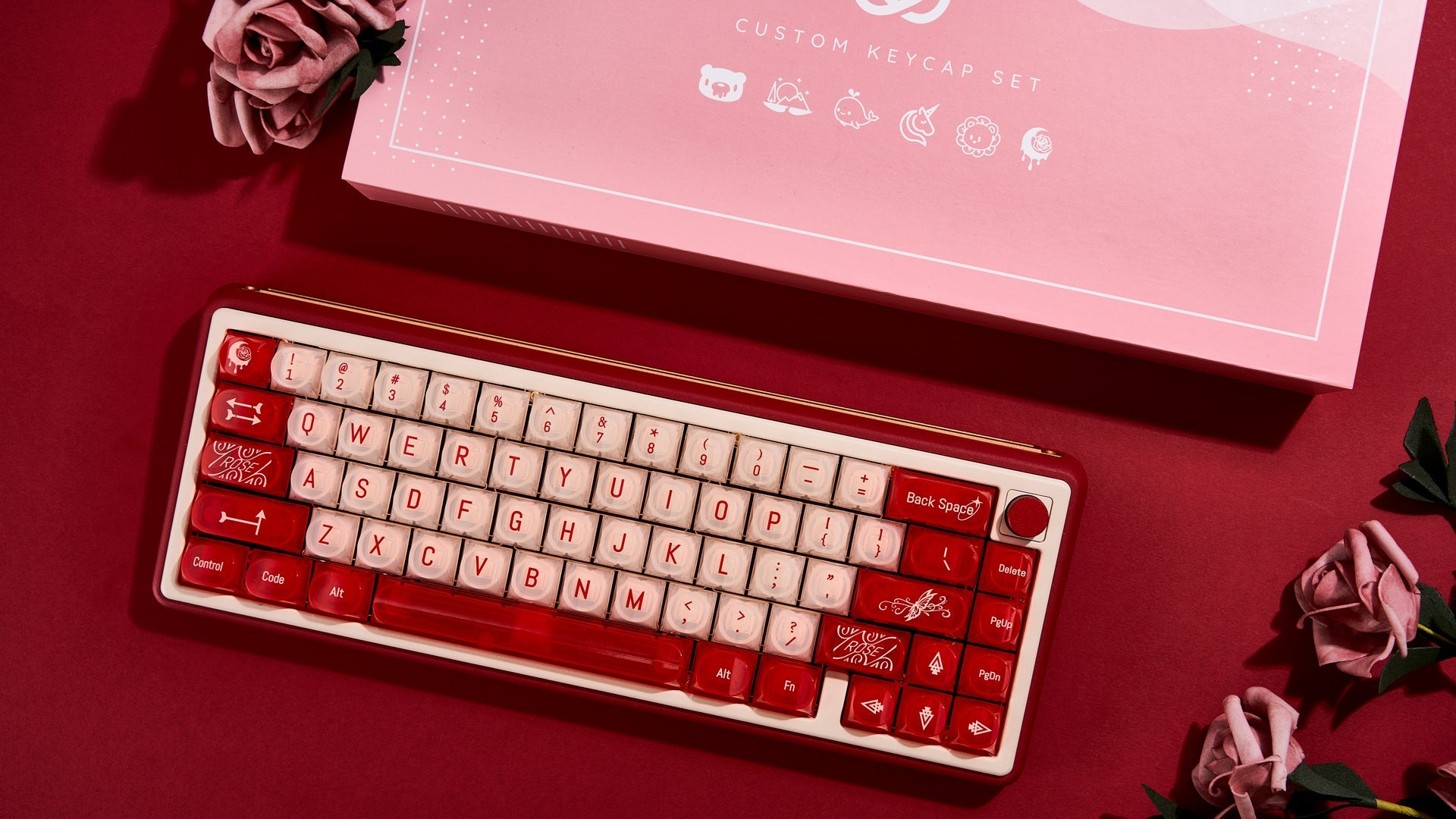 Wild Rose Keycaps-DDA
