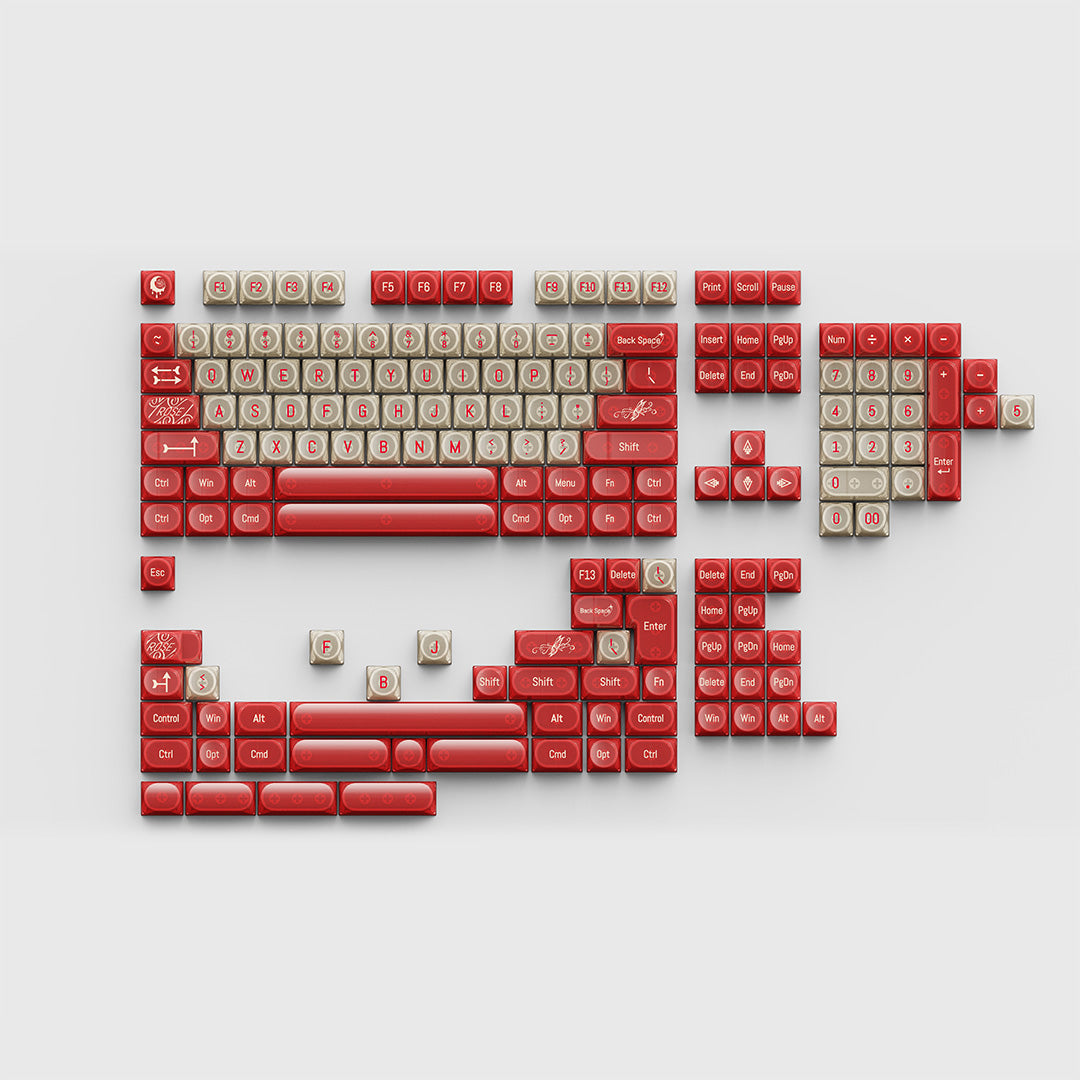 Wild Rose Keycaps-DDA