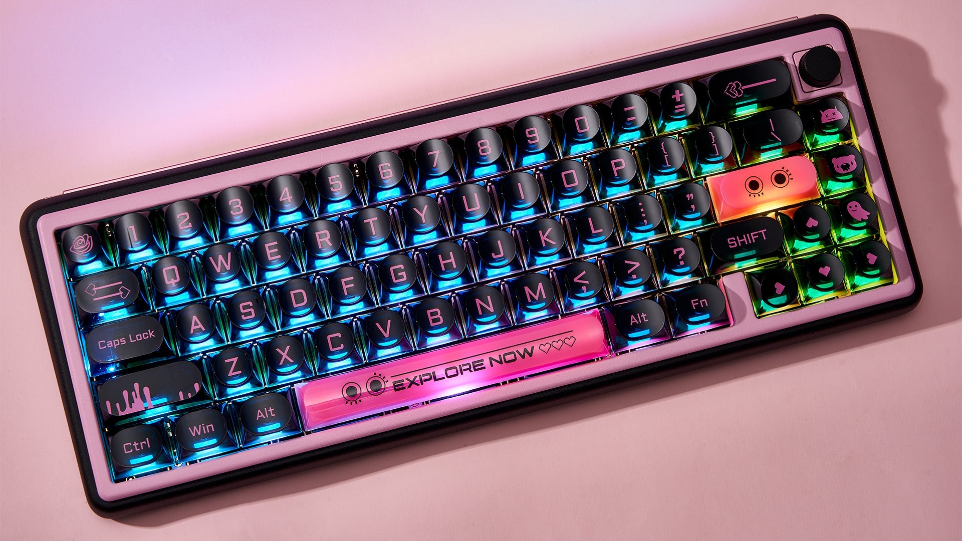 Dark Blush Keycaps-DDA