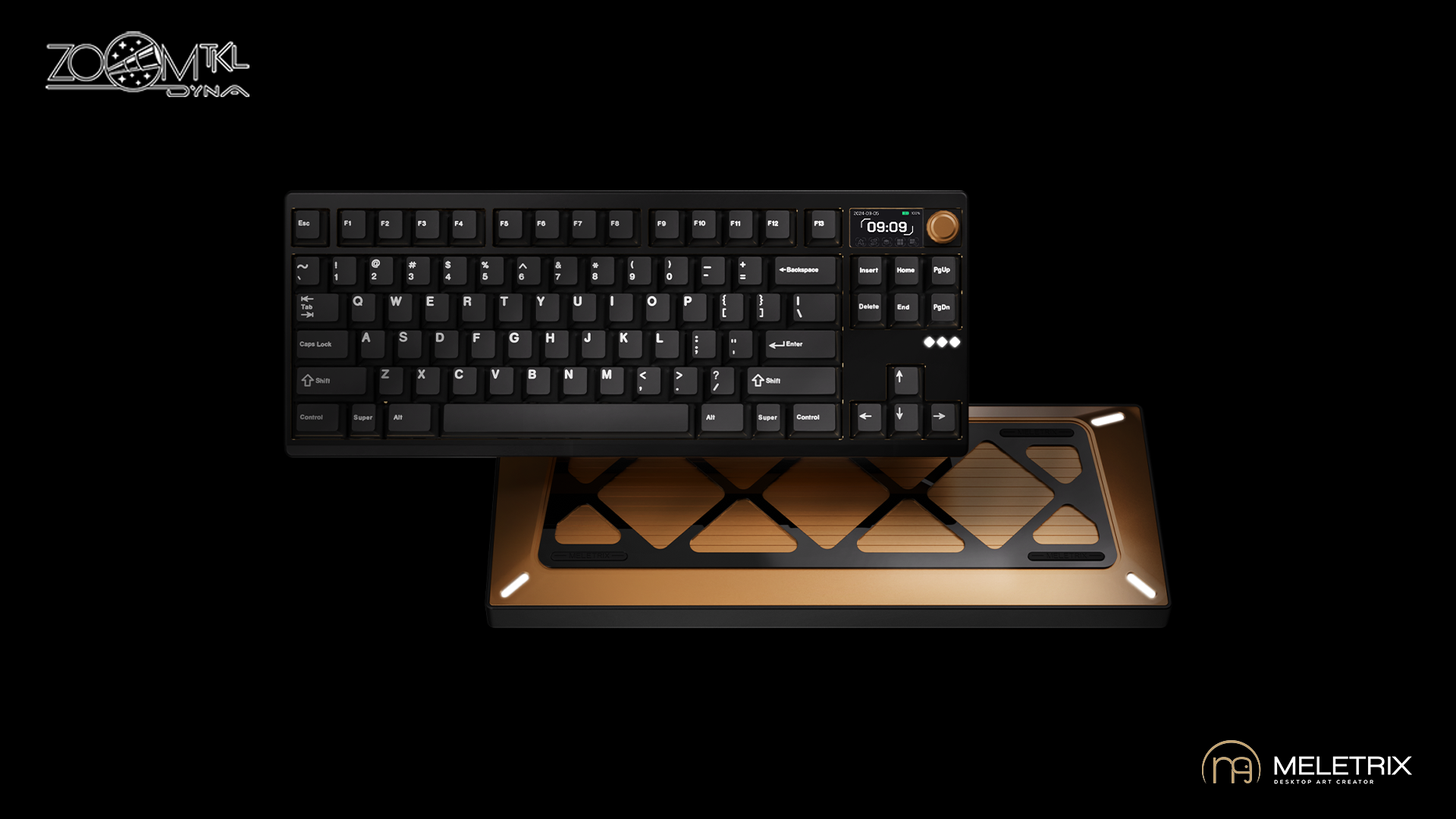 [Bundle]ZOOM TKL DYNA Anodized Black(Standard Foam Kit)+WS PBT Keycaps