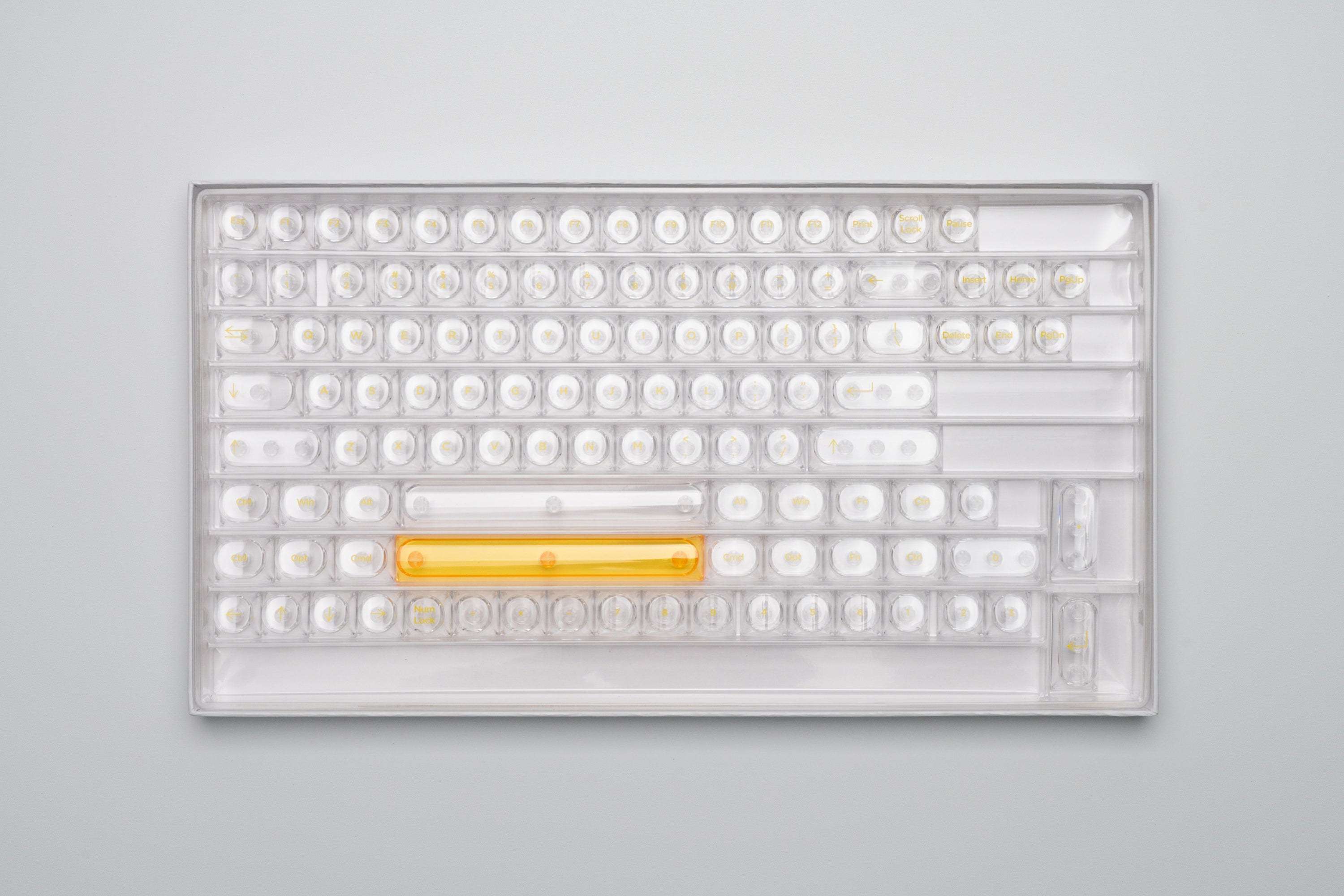 Glazed Yellow Keycaps-DDA