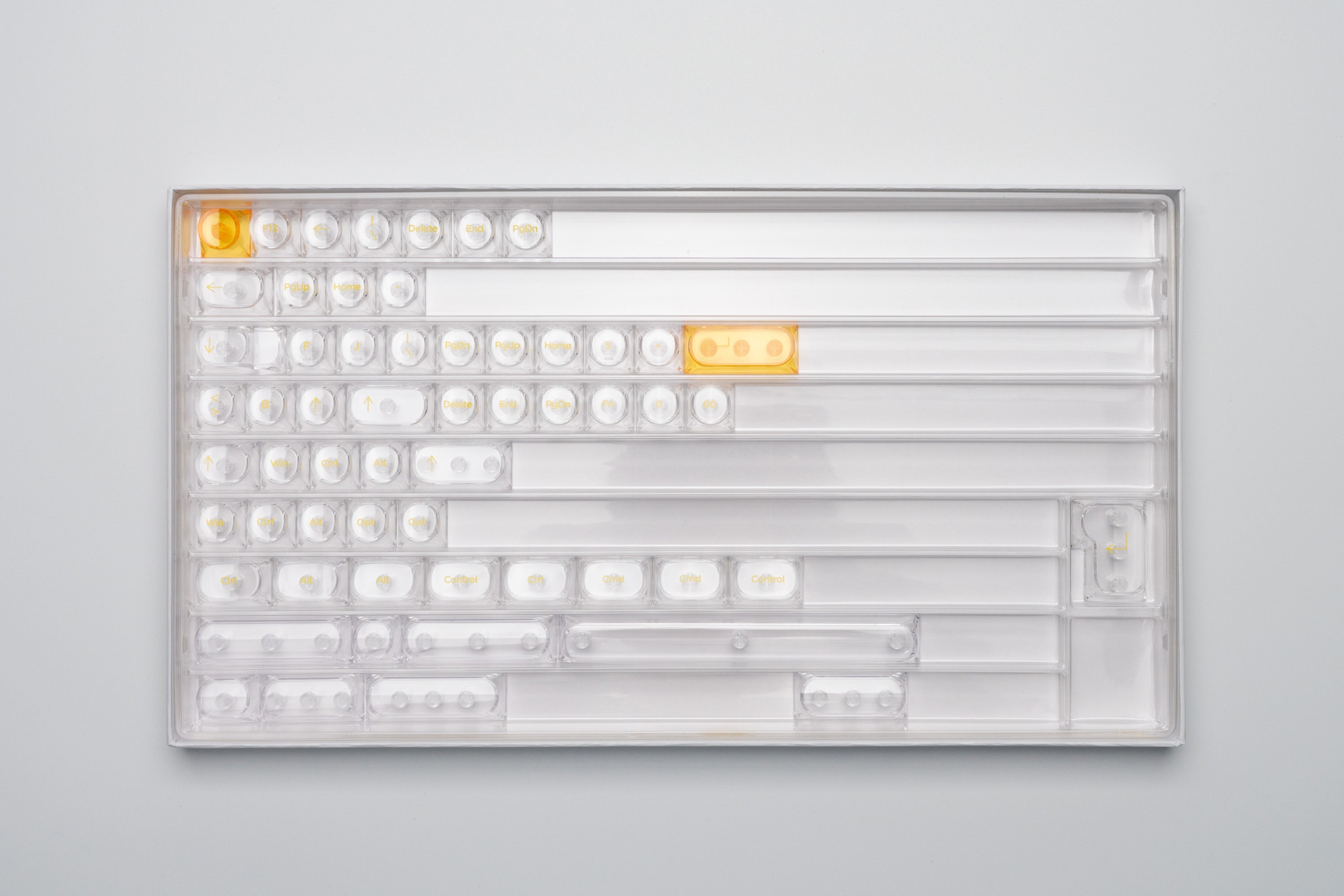 Glazed Yellow Keycaps-DDA