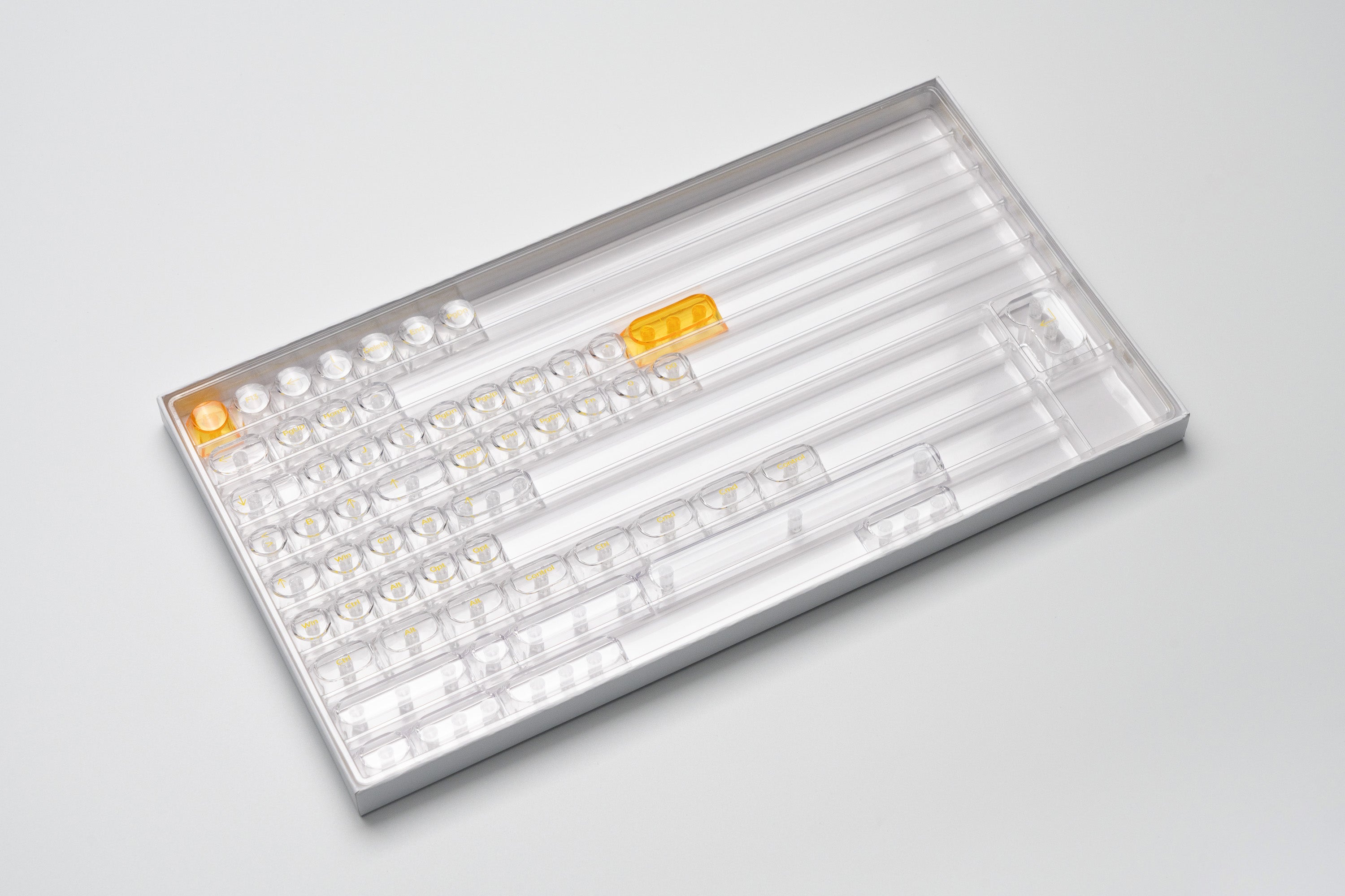 Glazed Yellow Keycaps-DDA