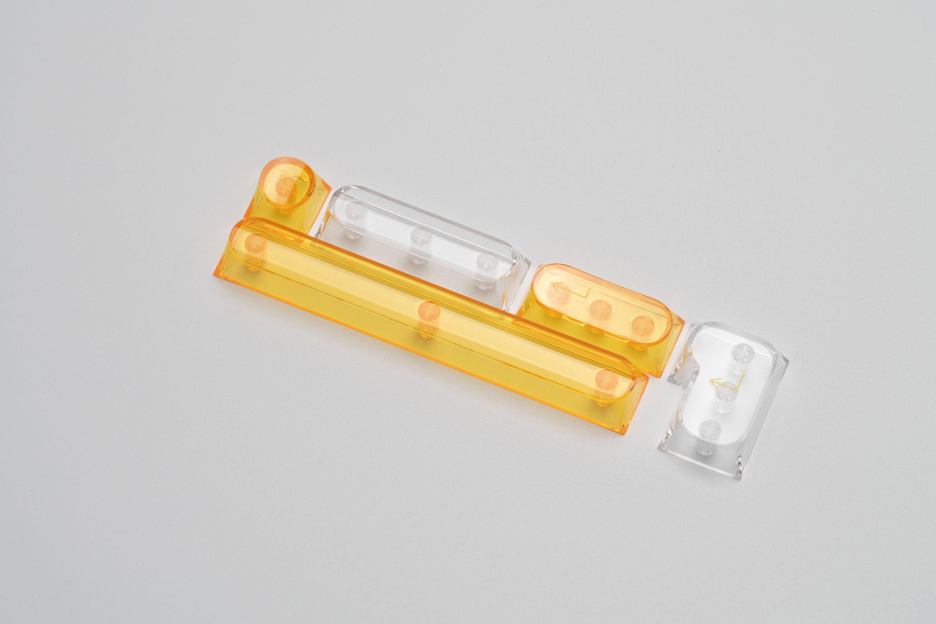 Glazed Yellow Keycaps-DDA