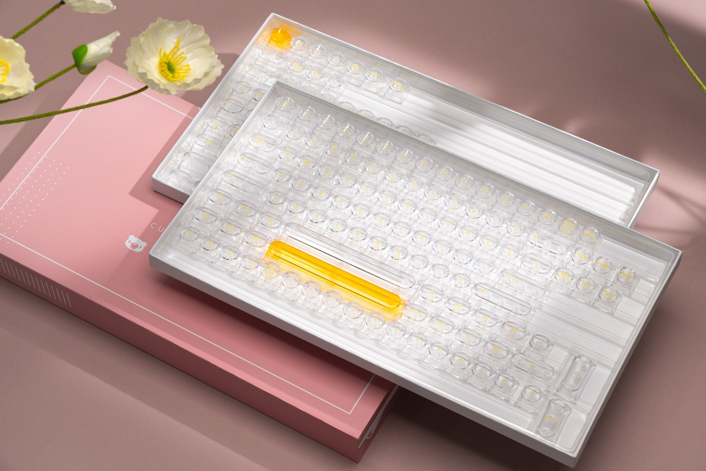 Glazed Yellow Keycaps-DDA