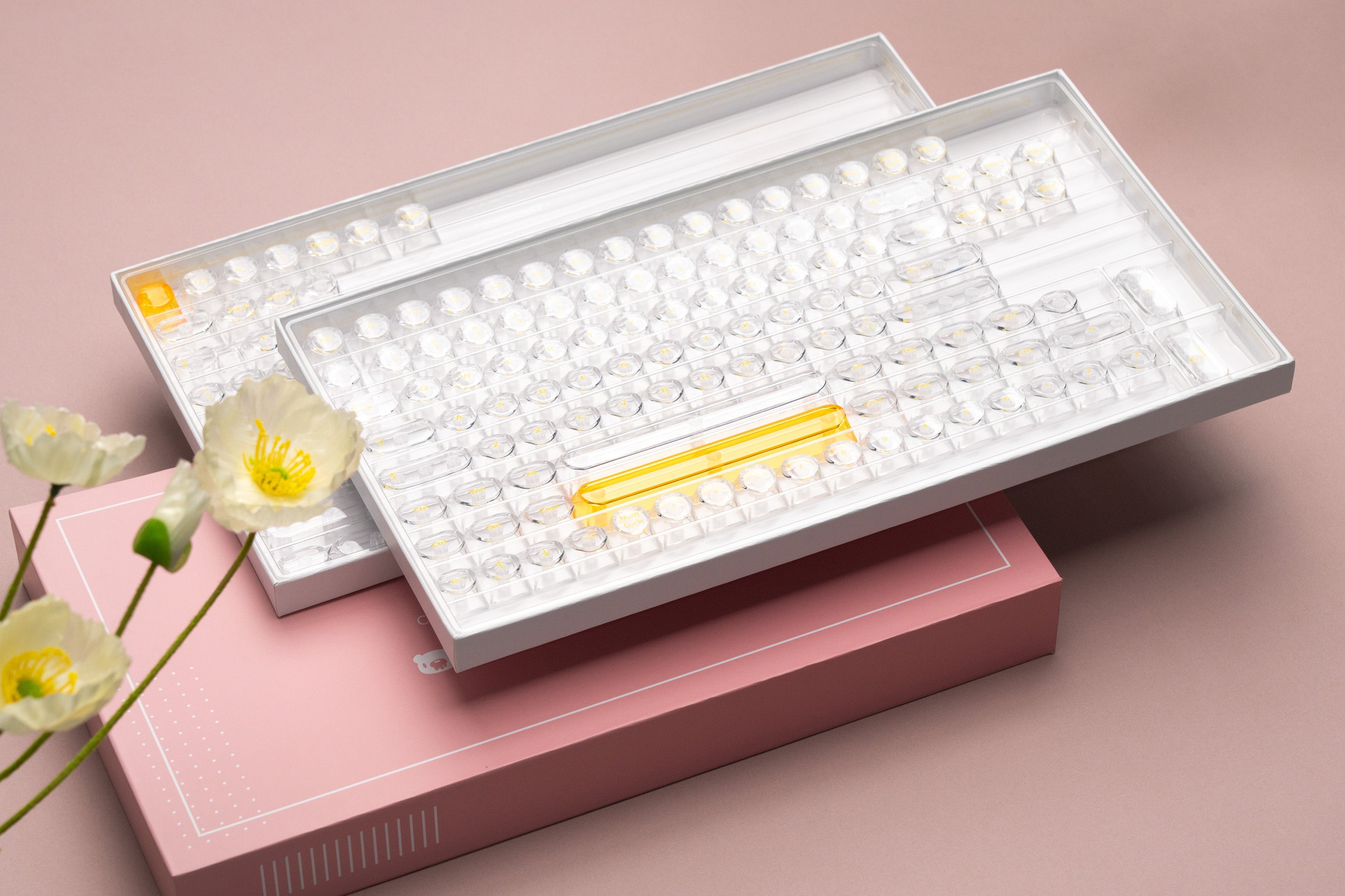 Glazed Yellow Keycaps-DDA