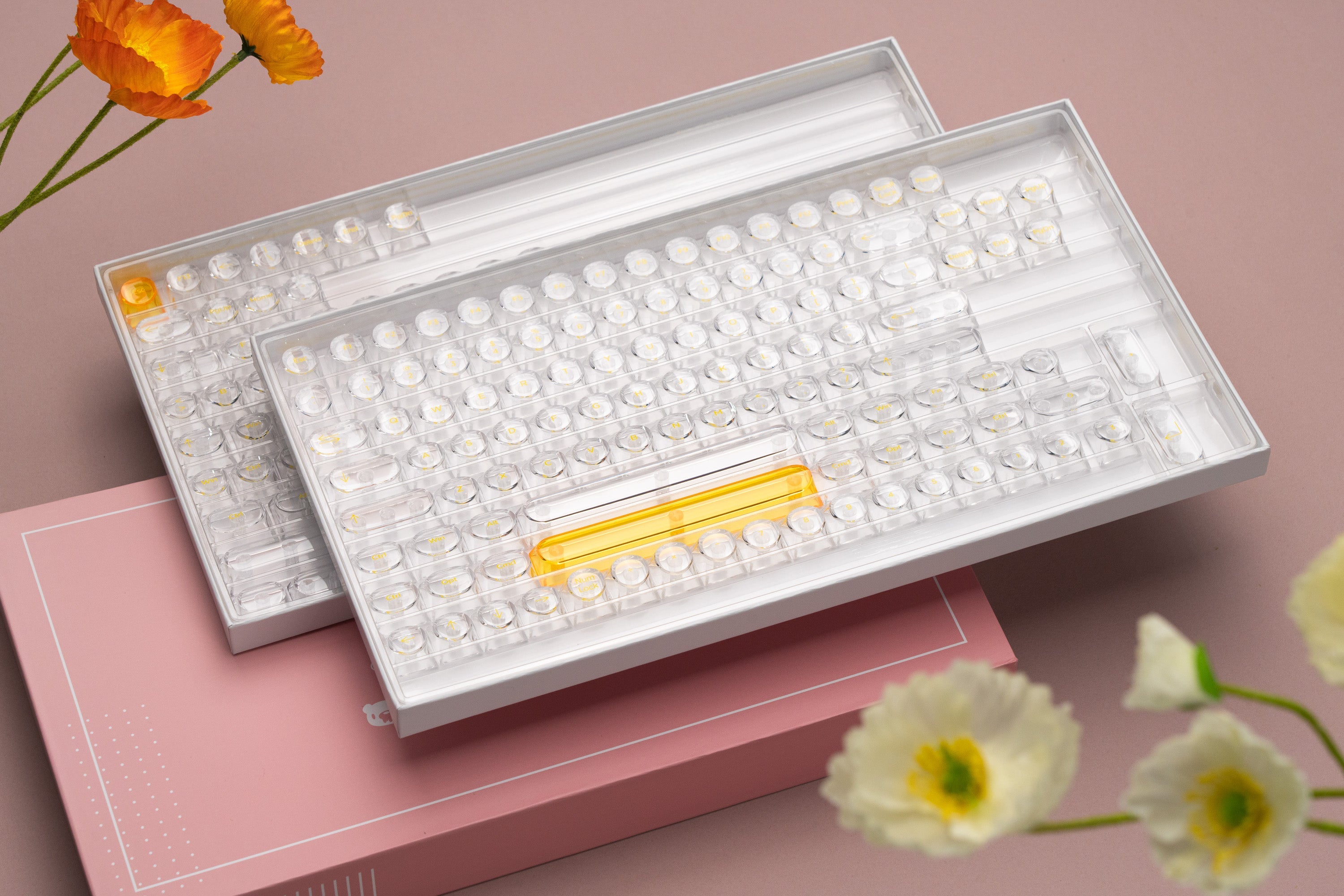 Glazed Yellow Keycaps-DDA