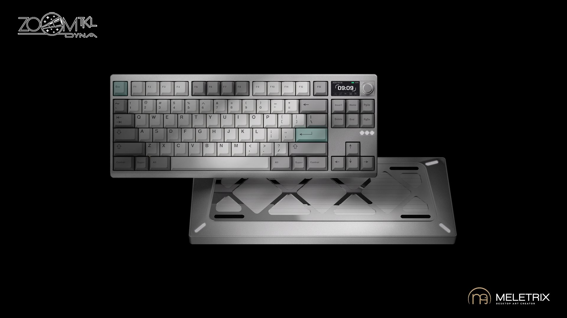 [Bundle]ZOOM TKL DYNA GT Silver(Poron Foam Kit)+WS PBT Keycaps