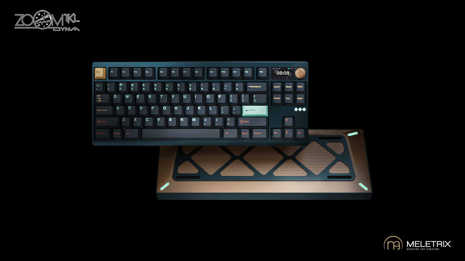 [Bundle]ZOOM TKL DYNA Ink Green(Cork Foam Kit)+WS PBT Keycaps