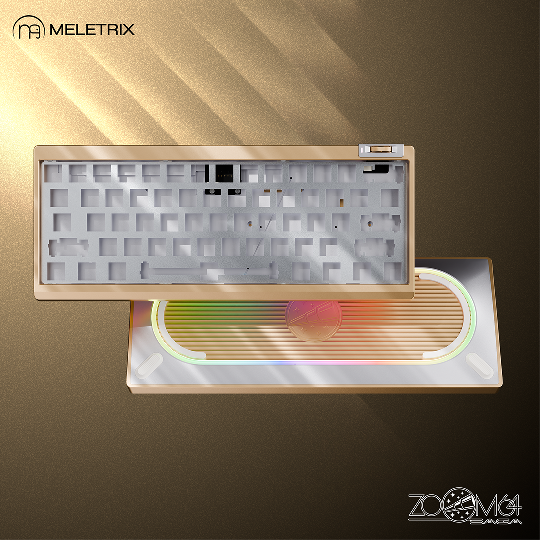 [Bundle]Zoom64 Case Kit-Velvet Gold+WS PBT Keycaps