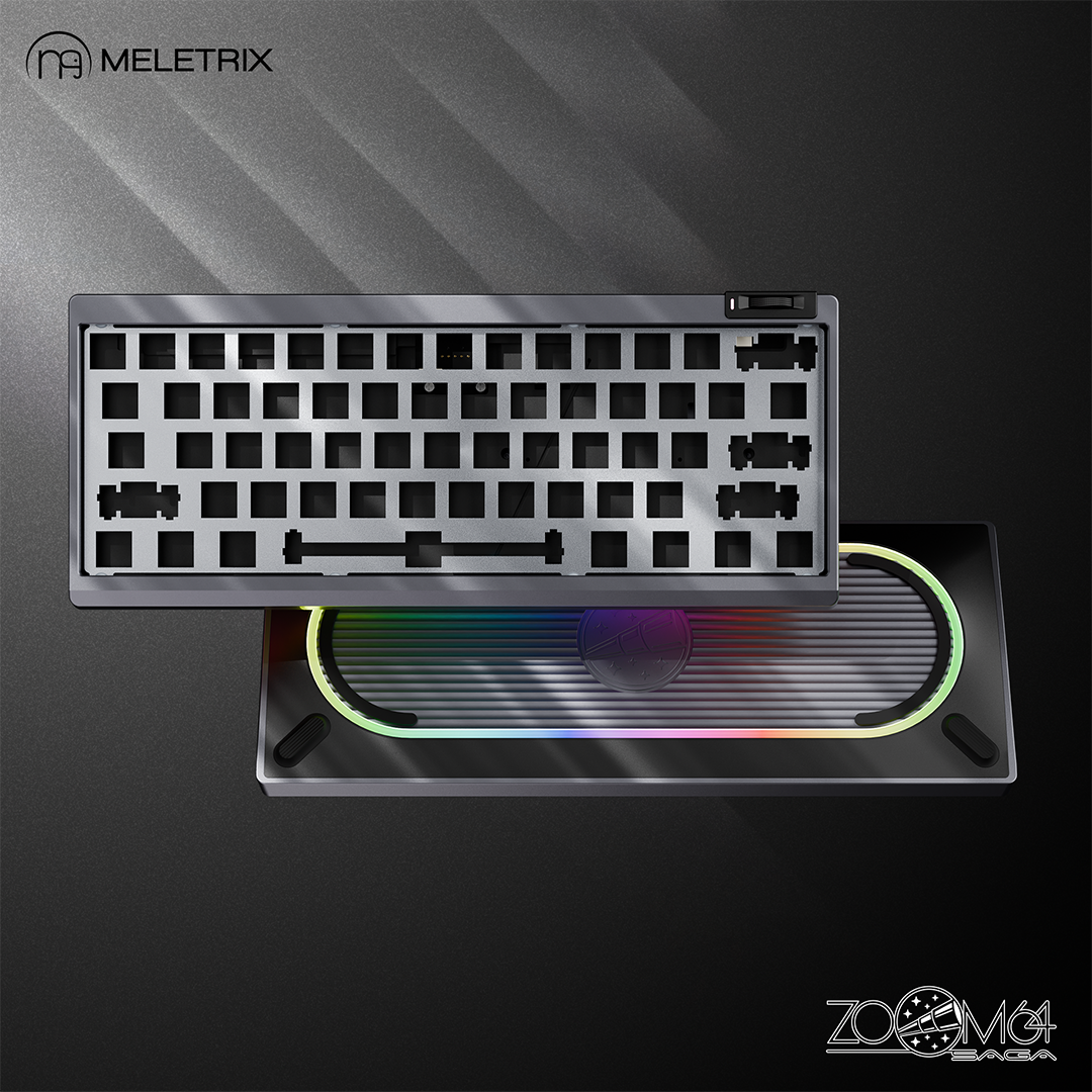 [Bundle]Zoom64 Case Kit-Tianium Gray+WS PBT Keycaps