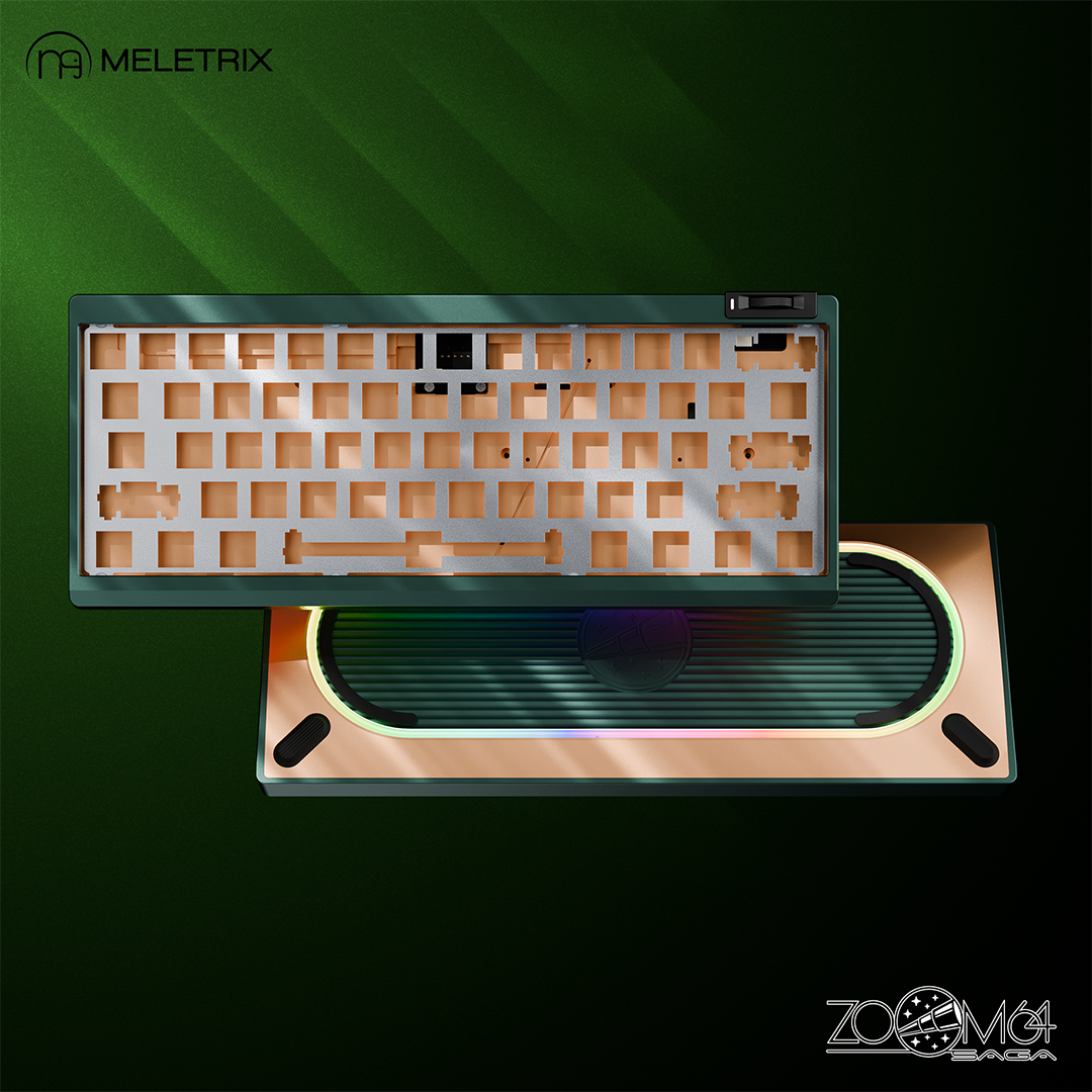 [Bundle]Zoom64 Case Kit- Ink Teal+WS PBT Keycaps