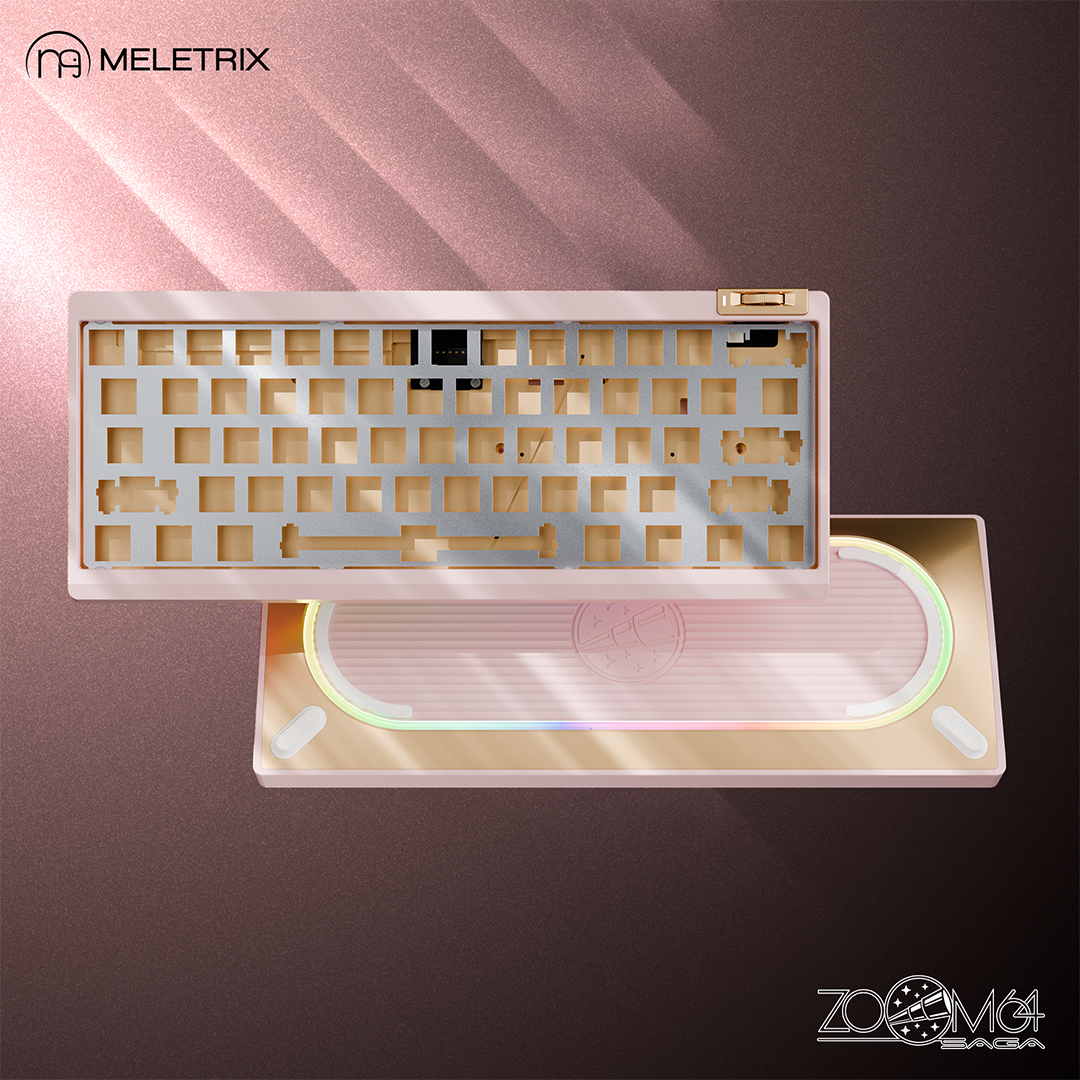 [Bundle]Zoom64 Case Kit-Coral Bloom+WS PBT Keycaps