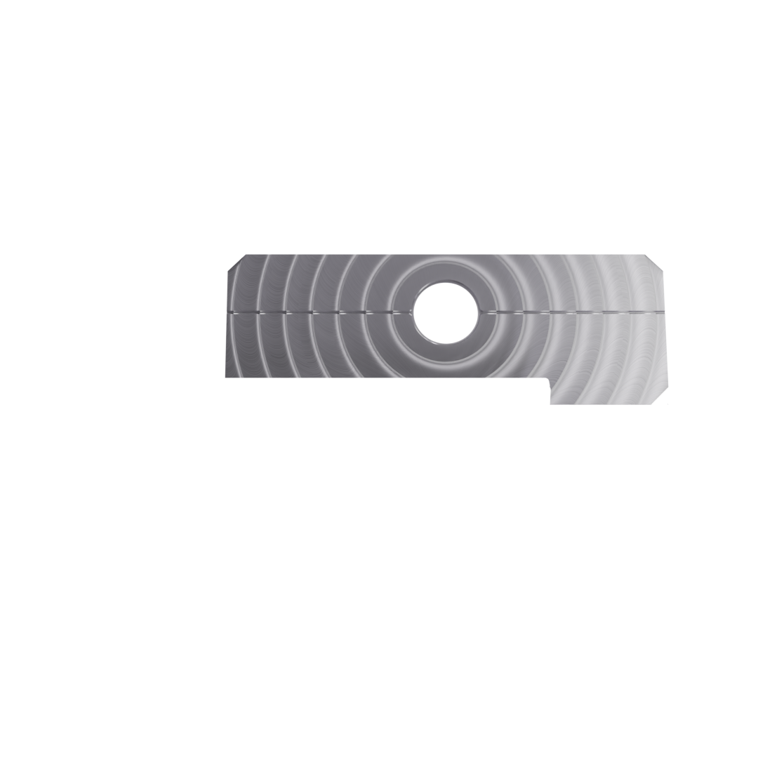 Back Plate: Raw Aluminum