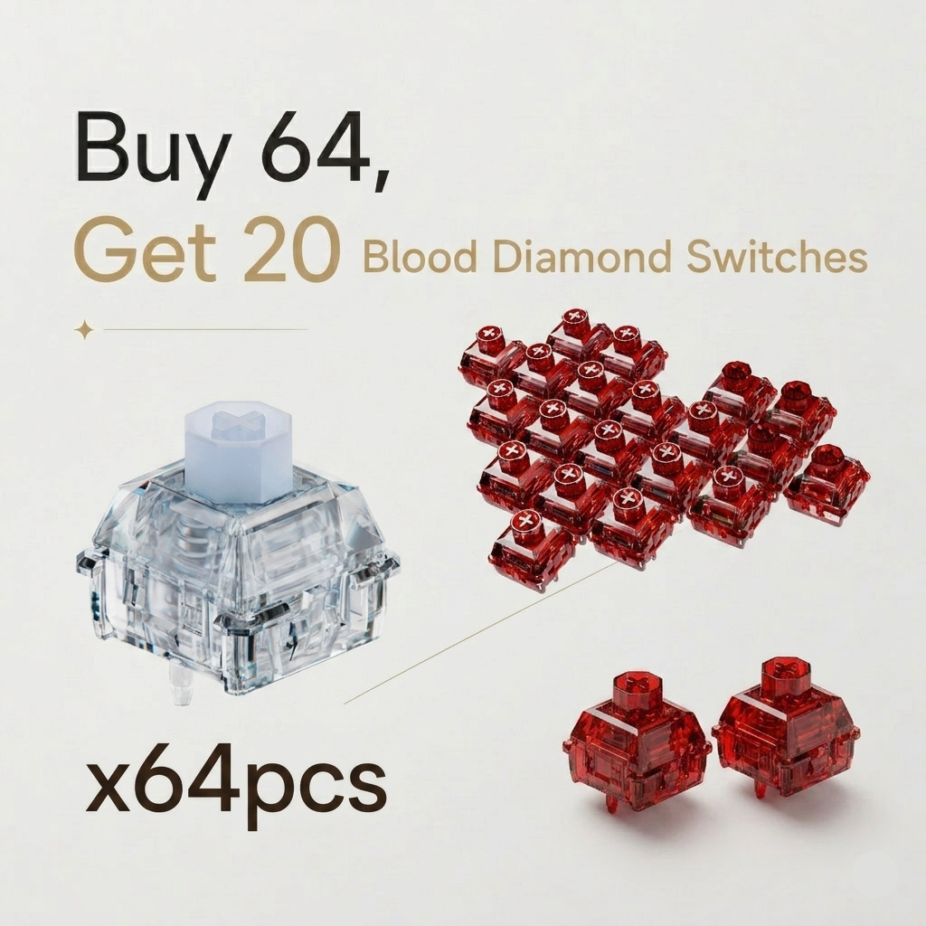 WS Diamond HE Switches- WS Flux Series (BaBao Series)