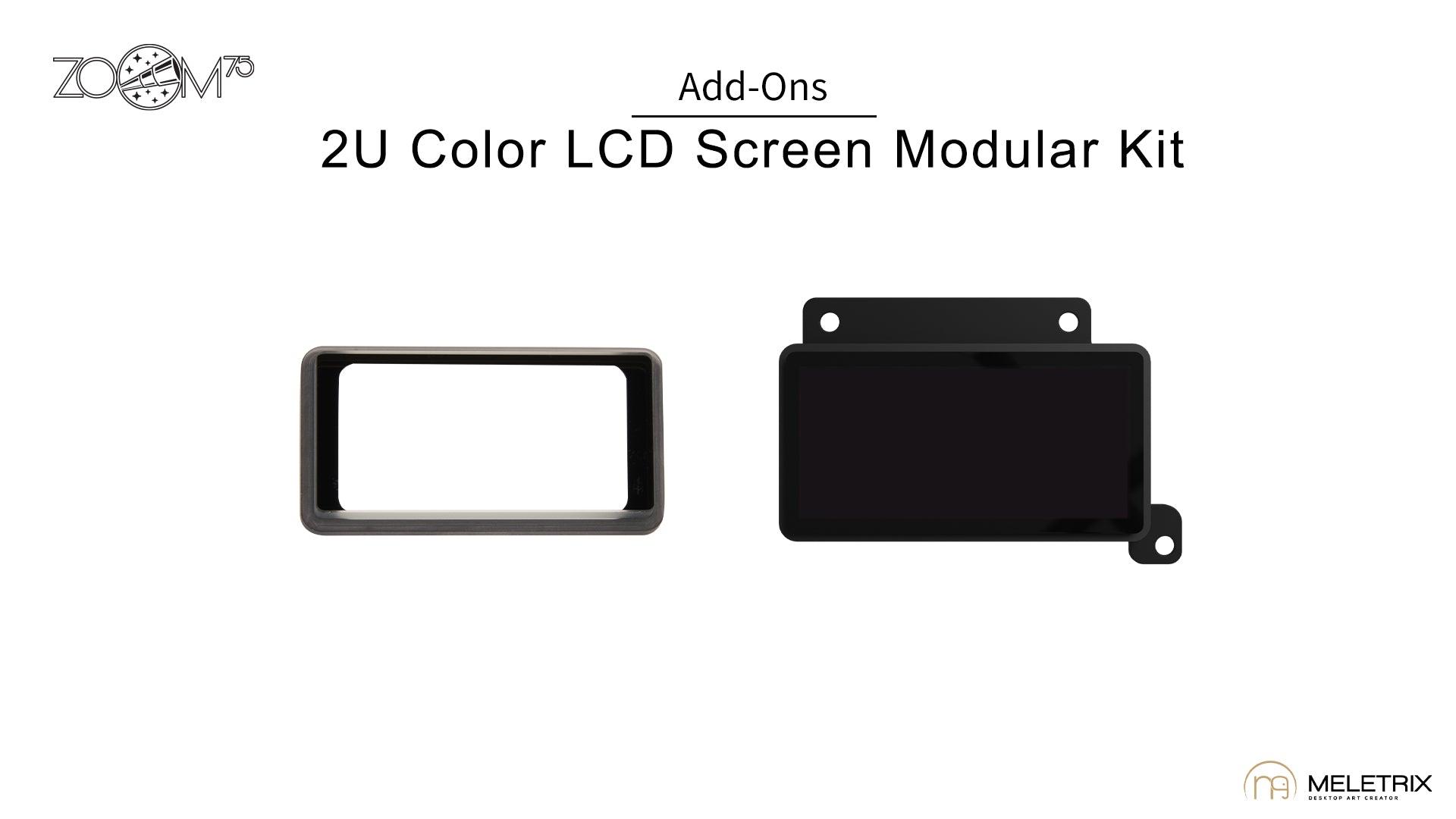 Zoom75 - 2U 컬러 LCD 모듈러